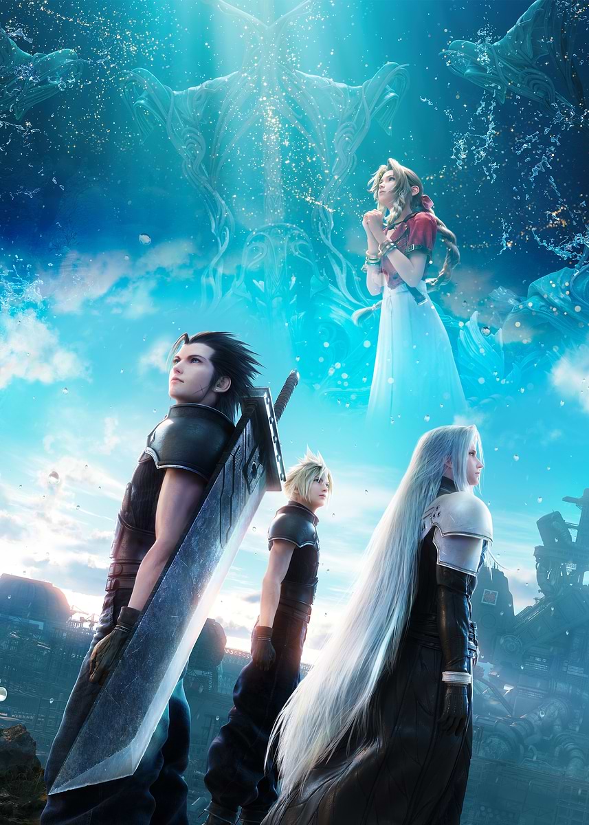 Final Fantasy VII: Reunion' Poster, picture, metal print, paint by