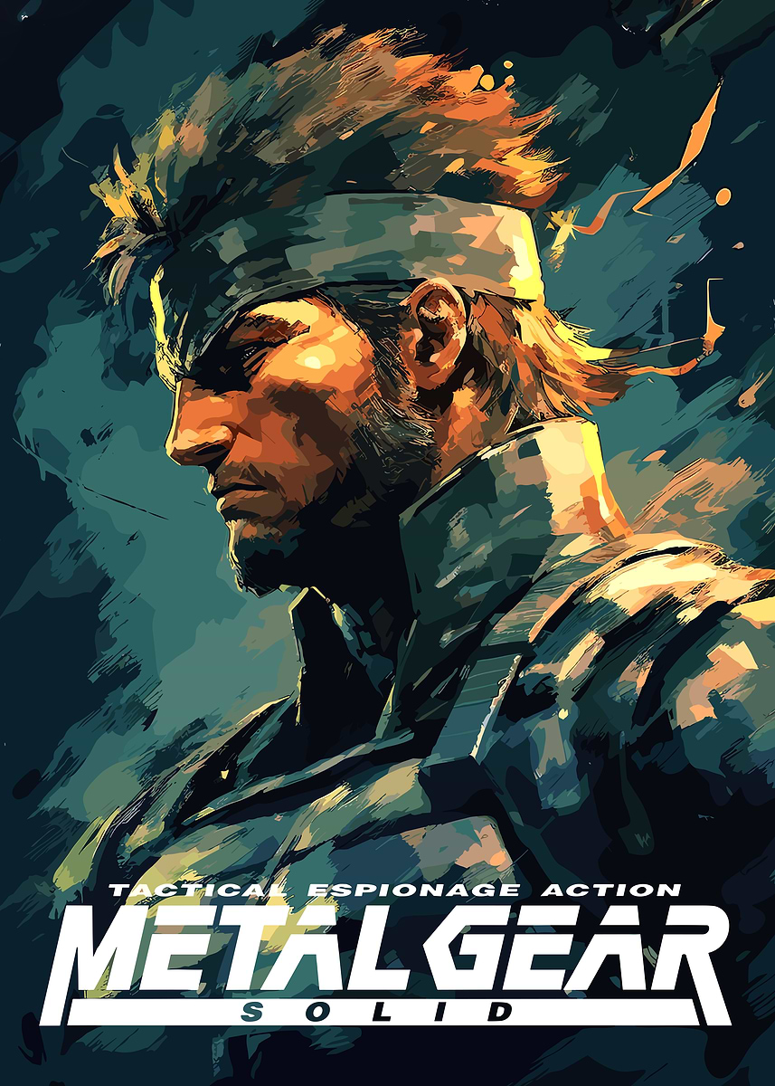 Metal Gear Solid: Tactical Espionage Action' Poster, picture