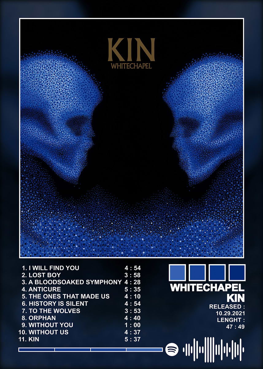 Kin Album 'Whitechapel - KIN Album Cover' Poster, picture, metal print, paint by ...