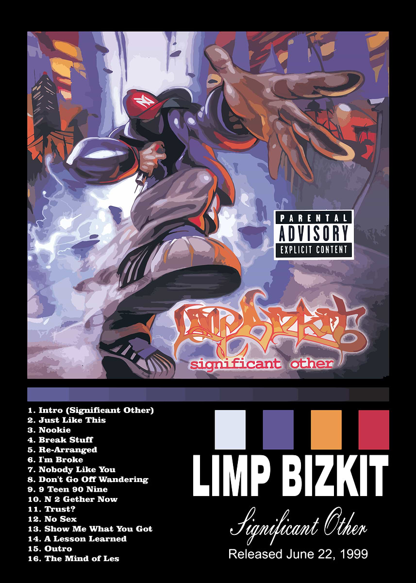 Limp Bizkit - Significant Other Album' Poster, picture, metal