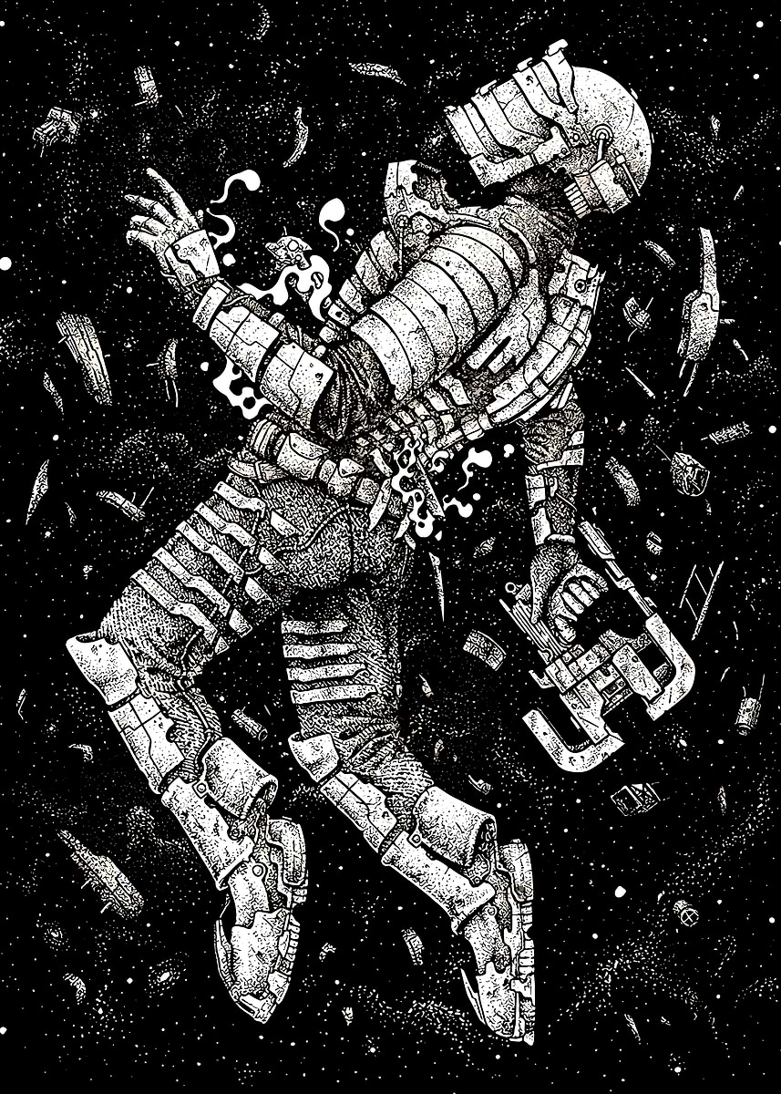 Dead Space: Isaac Clarke in Space' Poster, picture, metal print