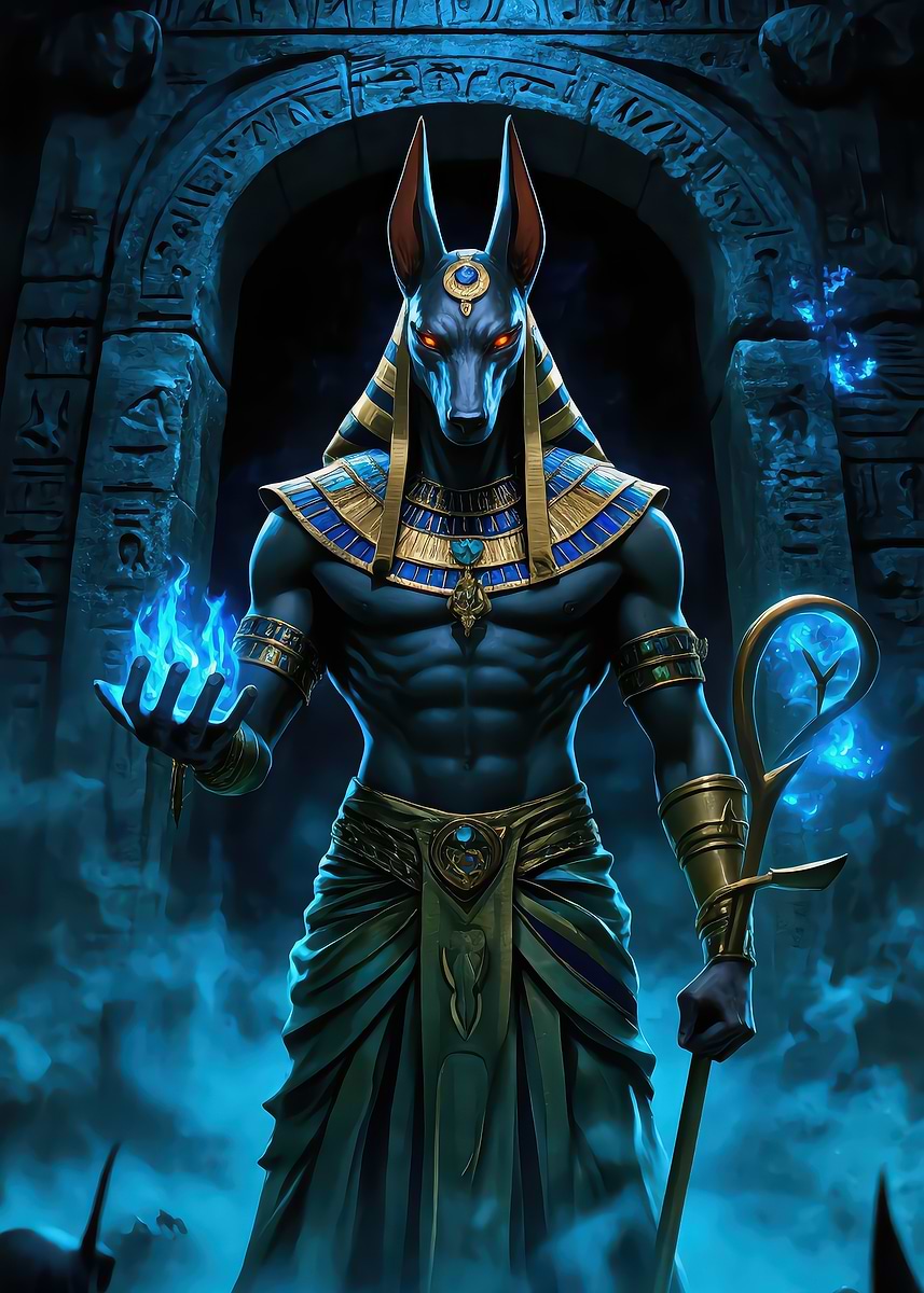 anubis ページ Anubis: Guardian of the Underworld' Poster, picture, metal print