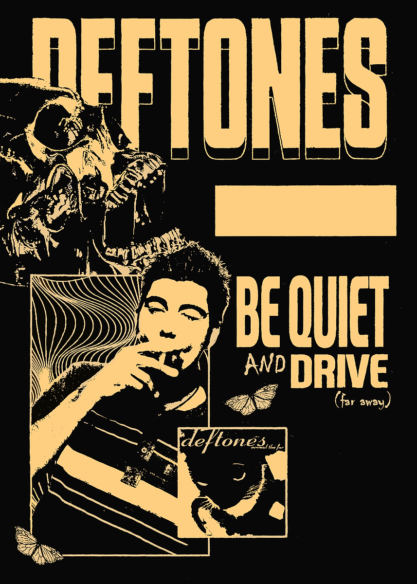 Deftones' Poster, picture, metal print, paint by Bae Irene | Displate