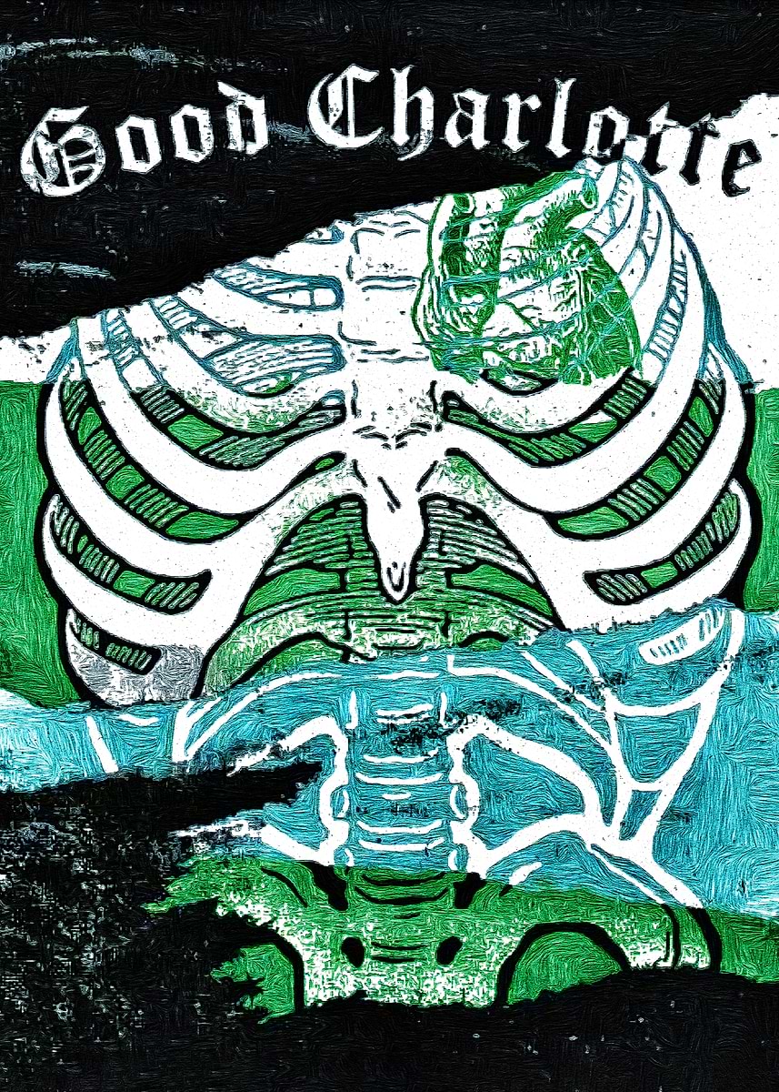 Good Charlotte Artwork' Poster, picture, metal print, paint by