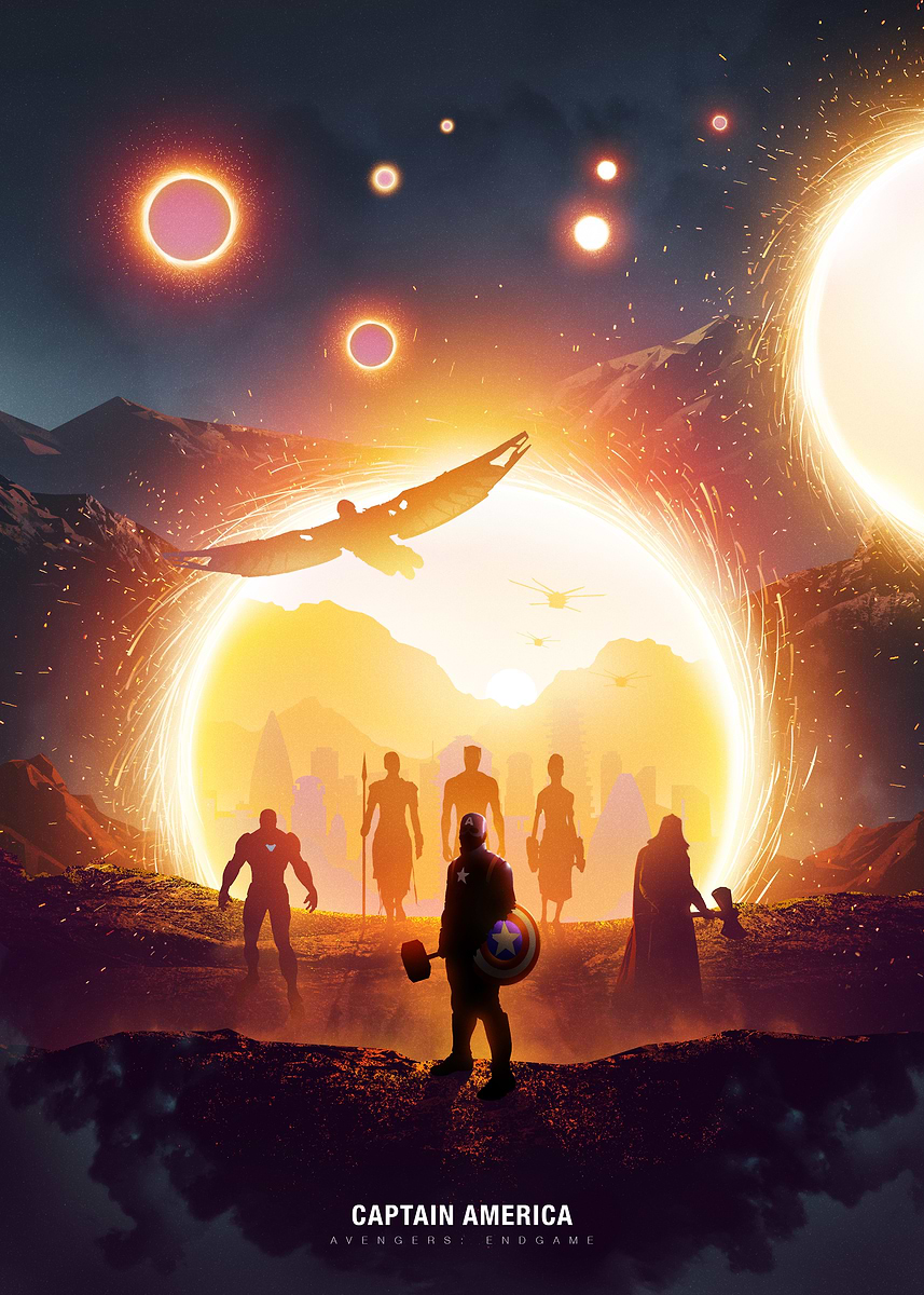 Avengers Assemble: Endgame's Turning Point' Poster, picture, metal