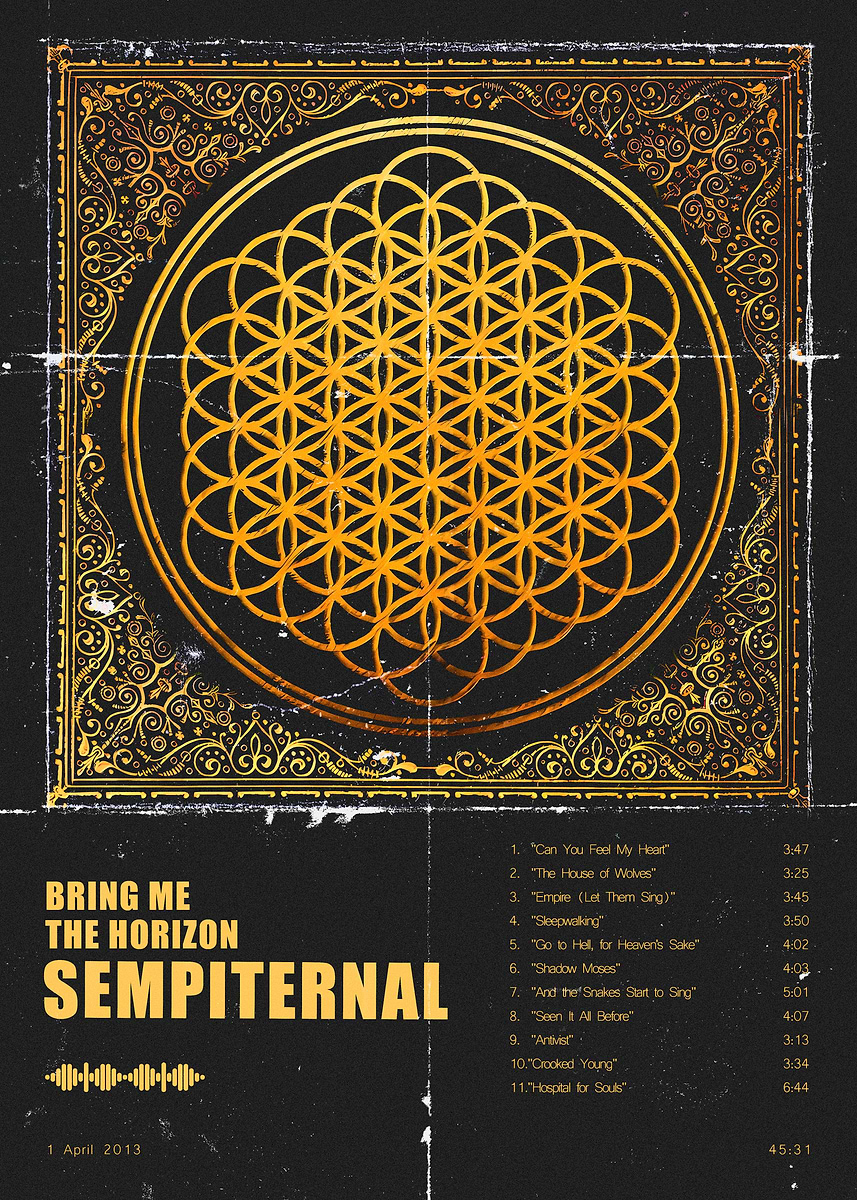 Bring Me The Horizon - Sempiternal' Poster, picture, metal print