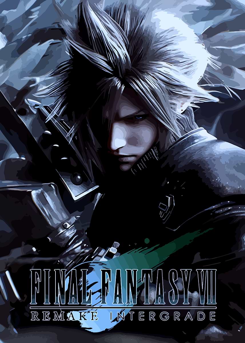 Final Fantasy VII Remake Intergrade Artwork' Poster, picture