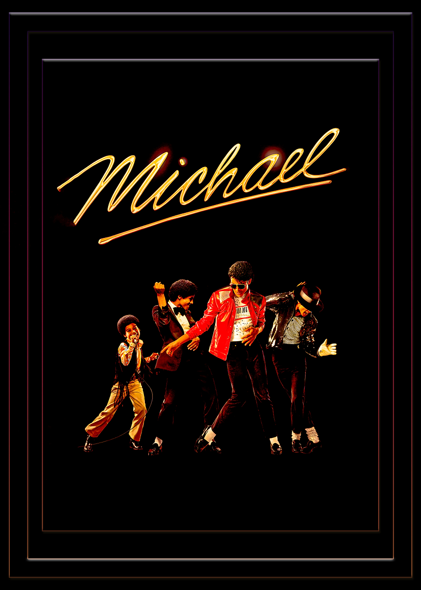 Michael Jackson and the Jackson 5' Poster, picture, metal print