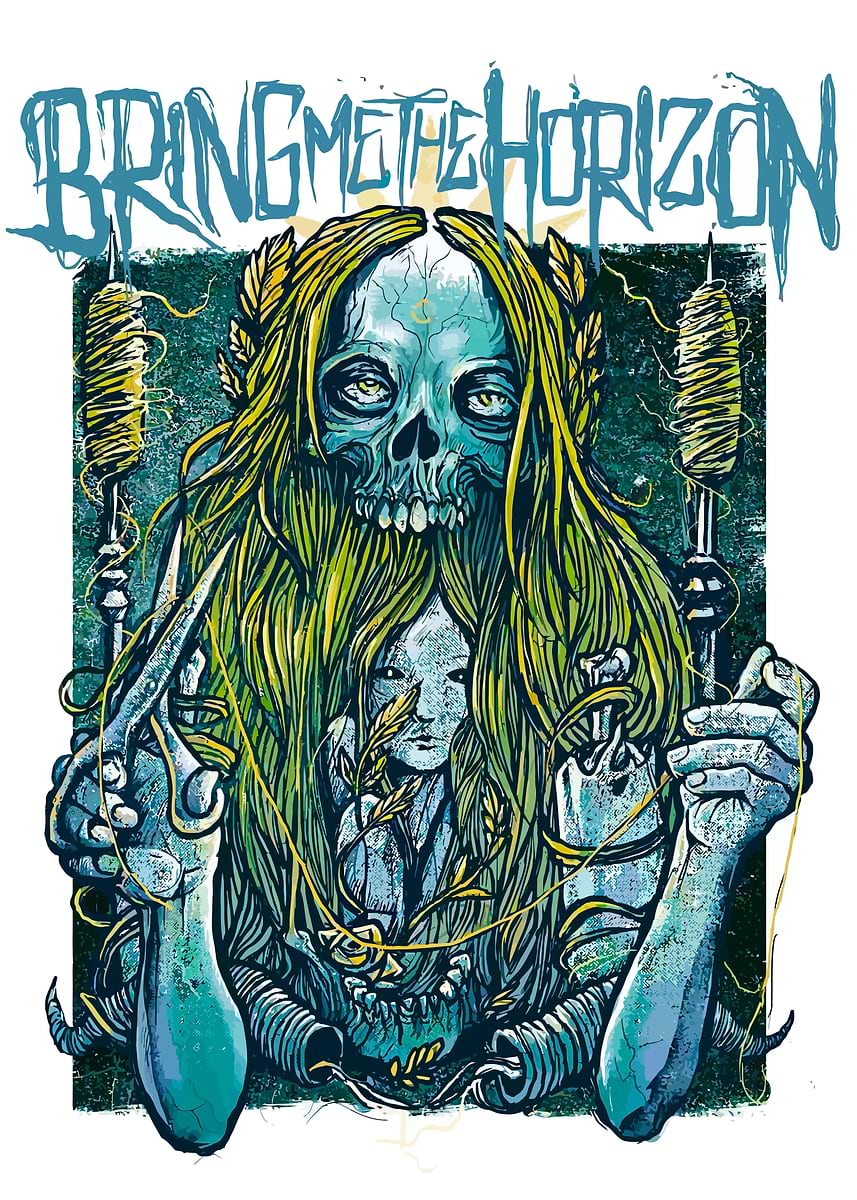 Bring Me The Horizon Artwork' Poster, picture, metal print, paint