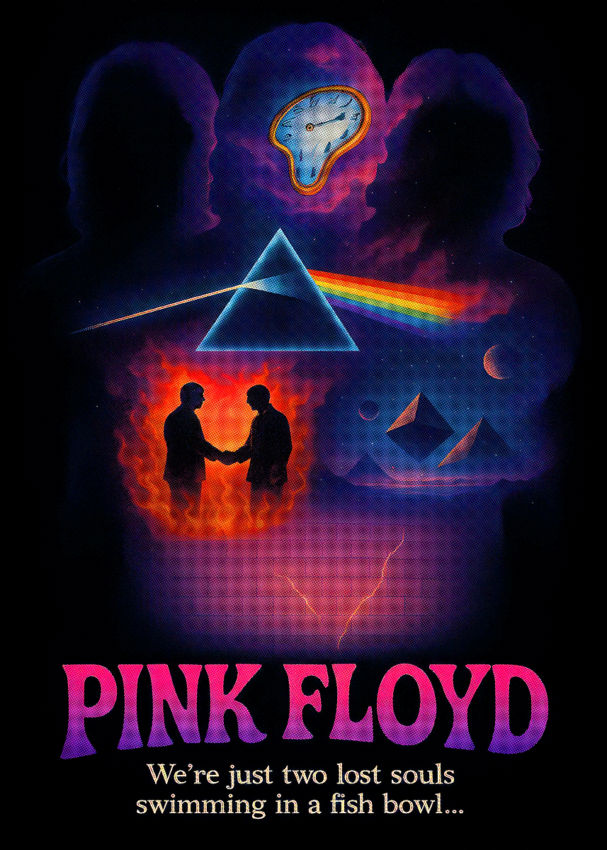 'Pink Floyd Album Art' Poster, picture, metal print, paint by Coe gie ...