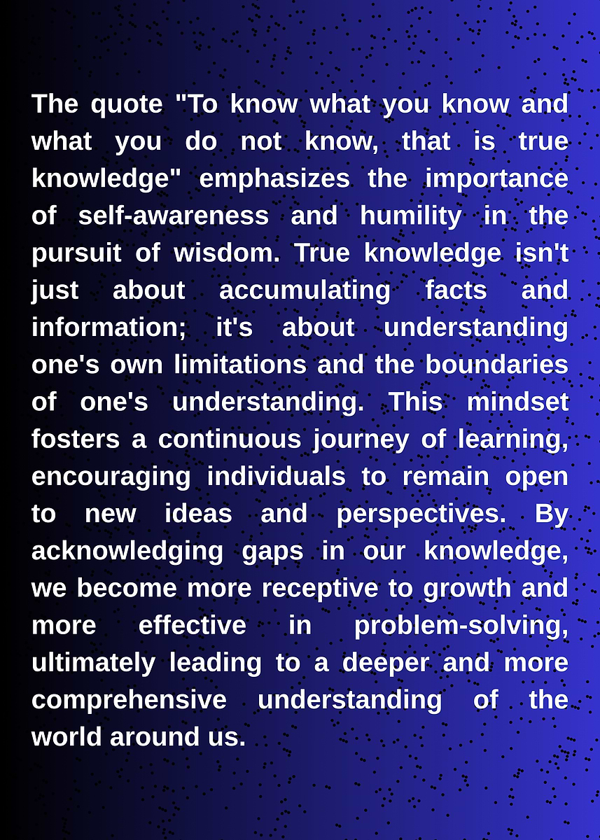 Knowledge And Humility 'Wisdom Quote on Knowledge and Humility' Poster, picture, metal print ...