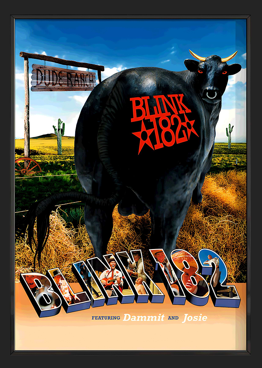 Blink-182 Dude Ranch Album Cover' Poster, picture, metal print
