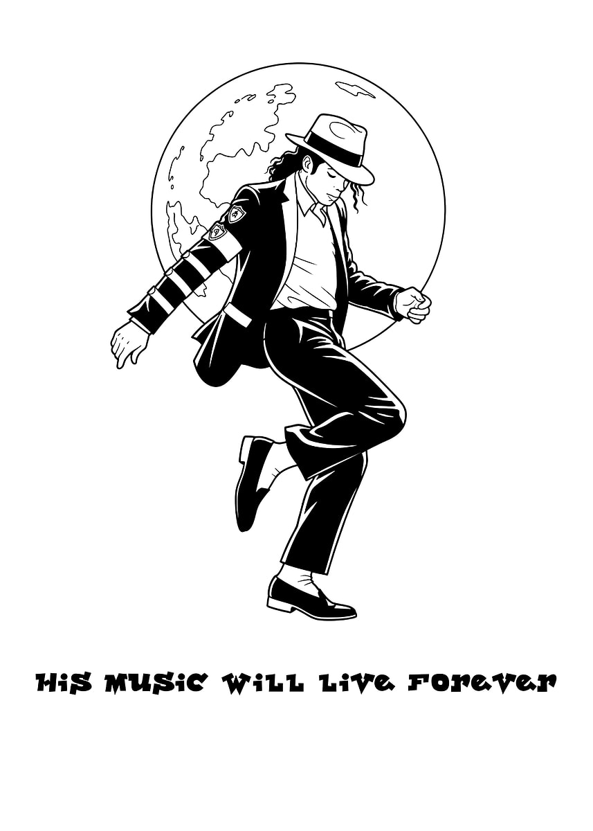 Michael Jackson: His Music Will Live Forever' Poster, picture