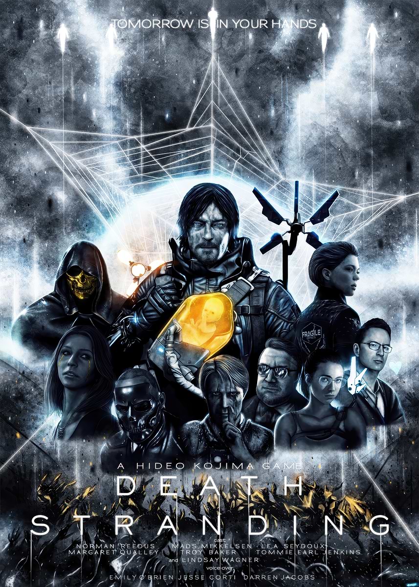 Death Stranding Game Poster' Poster, picture, metal print, paint
