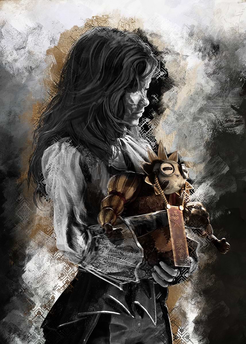 Alicia Concept Art' Poster, picture, metal print, paint by Clair
