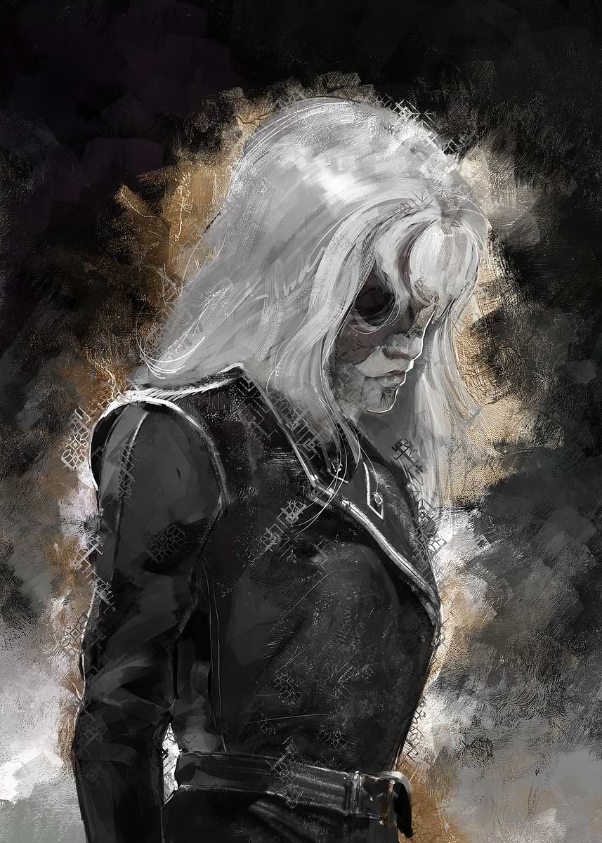 Painted Alicia Concept Art' Poster, picture, metal print, paint by