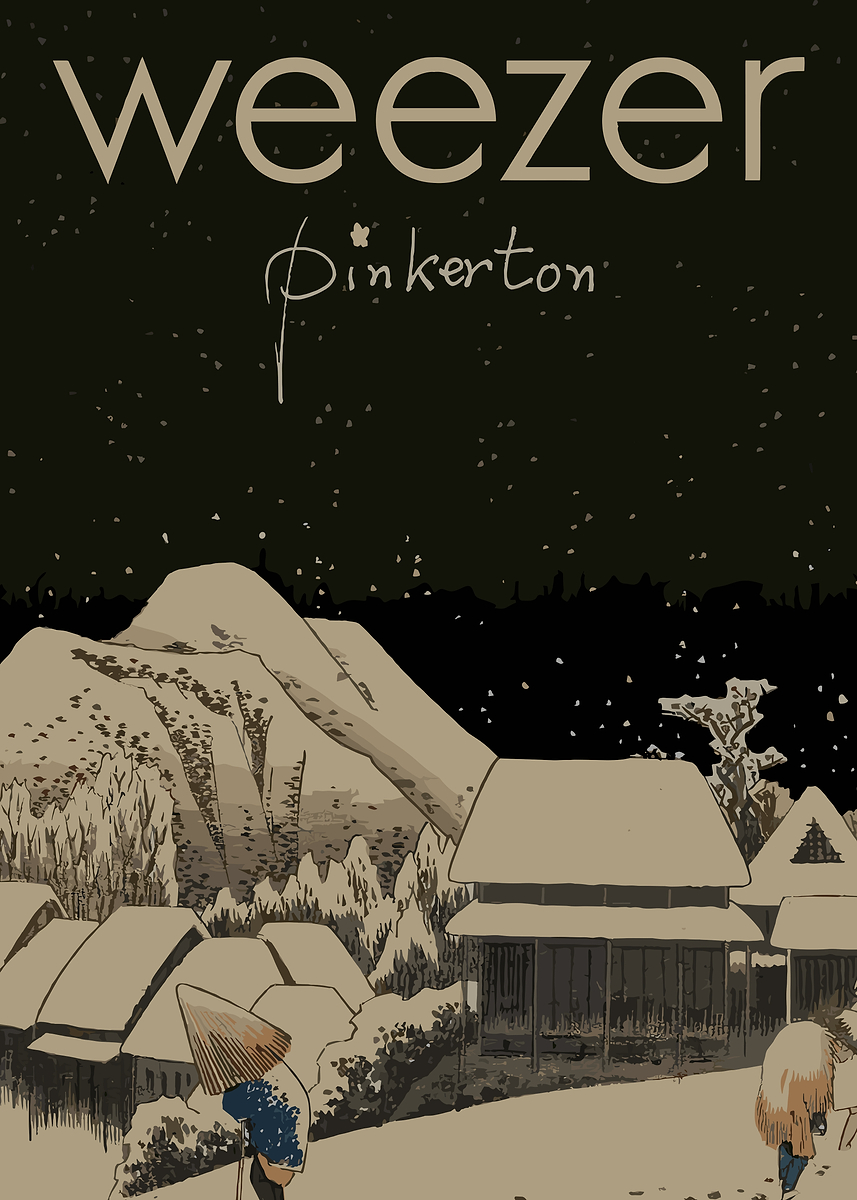 Weezer Pinkerton Album Cover Art' Poster, picture, metal print
