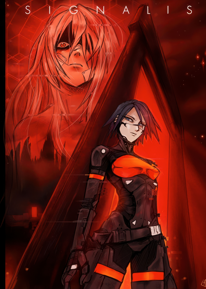 SIGNALIS fan art' Poster, picture, metal print, paint by chevia