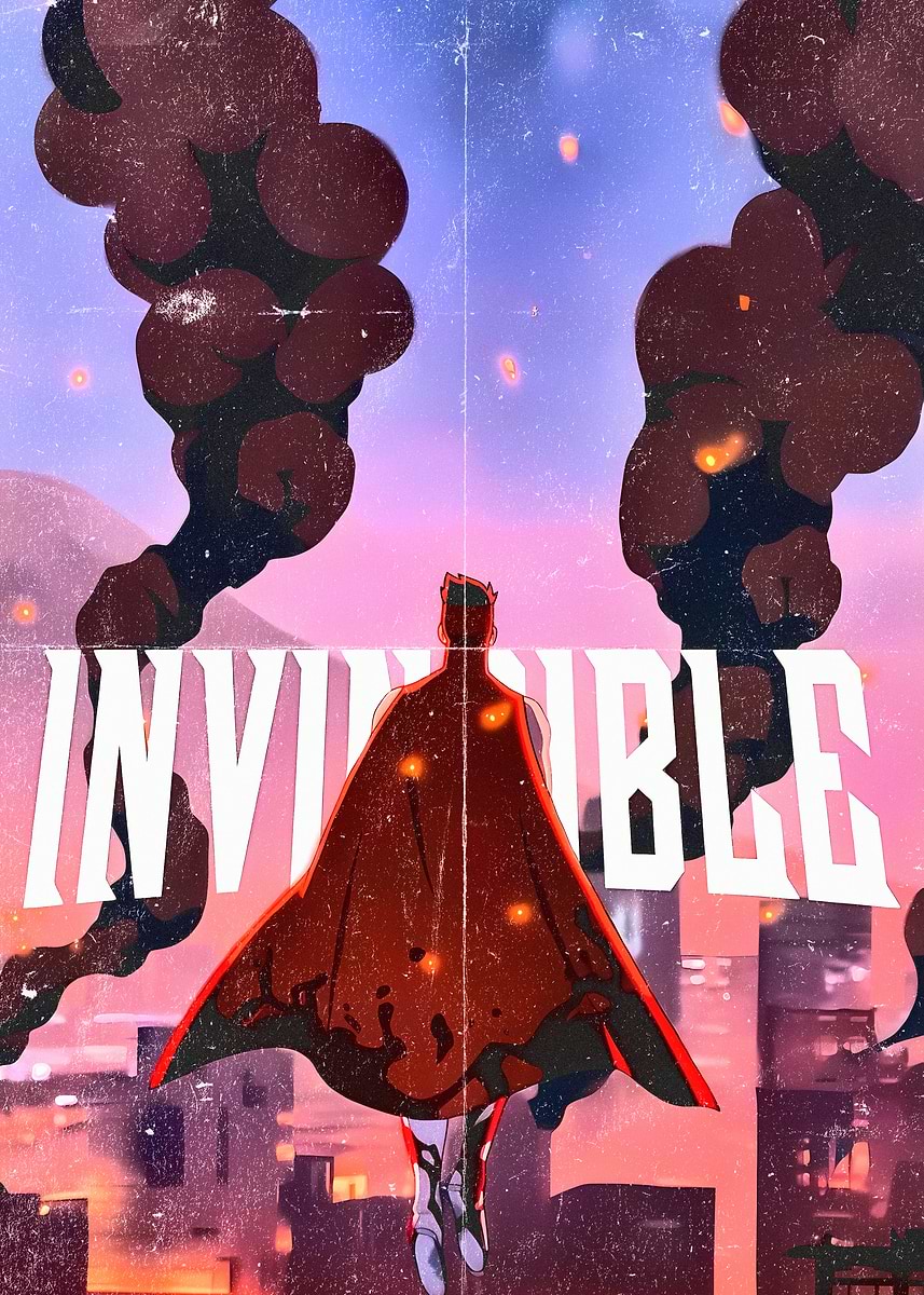 Invincible' Poster, picture, metal print, paint by dinodoni | Displate