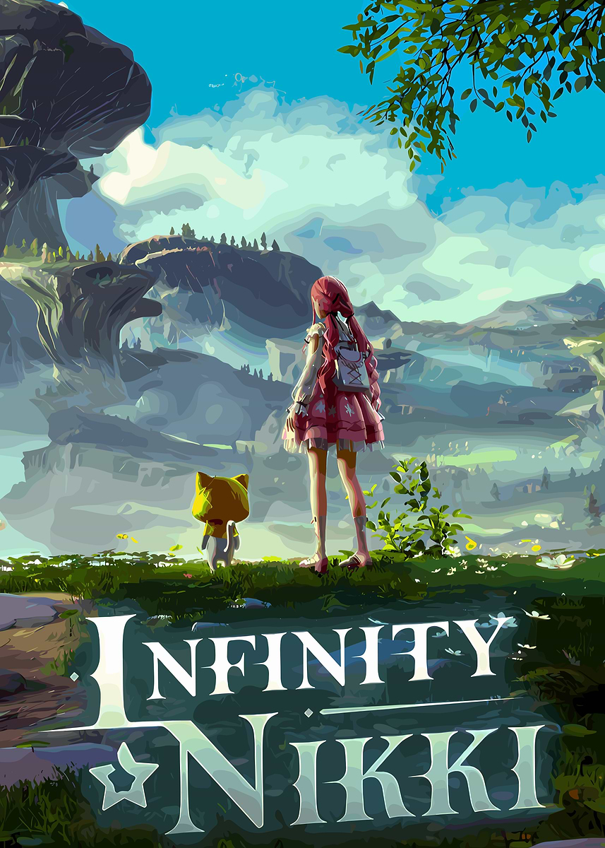 Infinity Nikki game poster' Poster, picture, metal print, paint by