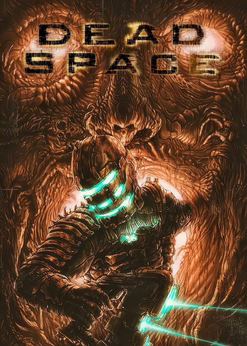 Dead Space character art' Poster, picture, metal print, paint by
