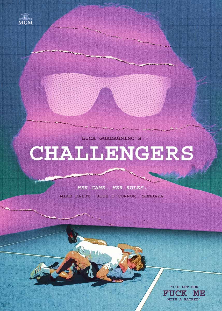Challengers Movie Poster' Poster, picture, metal print, paint by
