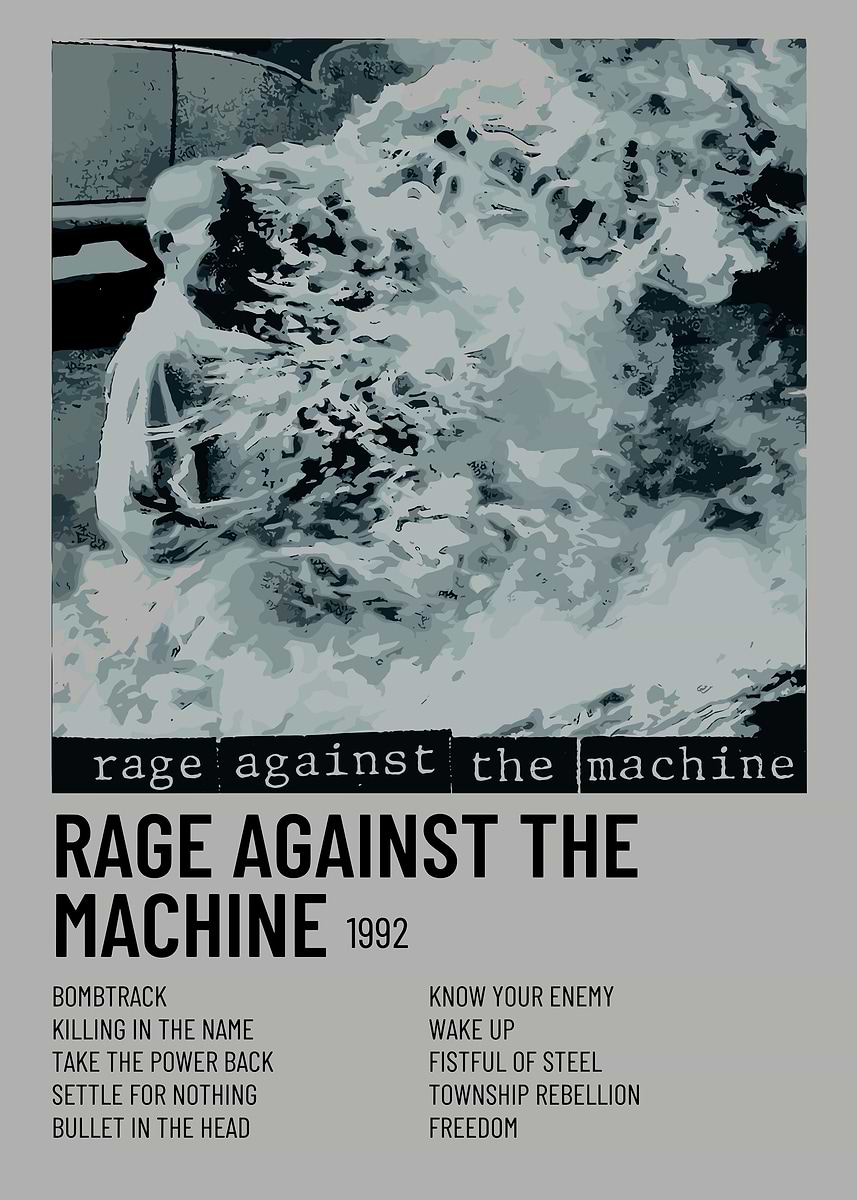 【非売品】 RAGE AGAINST THE MACHINE　プロモB2ポスター Amazon.co.jp: Rage Against The Machine 851 ポスターフラッグ