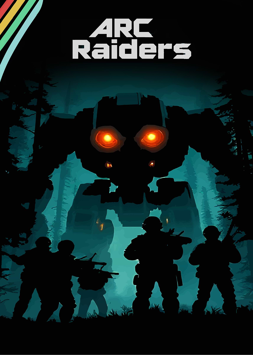 'Arc Raiders: Soldiers vs. Giant Robot' Poster, picture, metal print ...