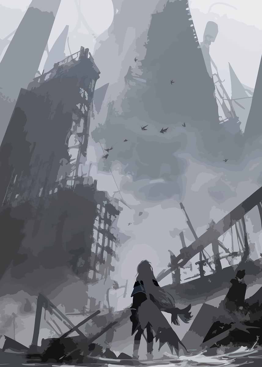'Post-Apocalyptic' Poster, picture, metal print, paint by HAUNTEDSTUDIO ...