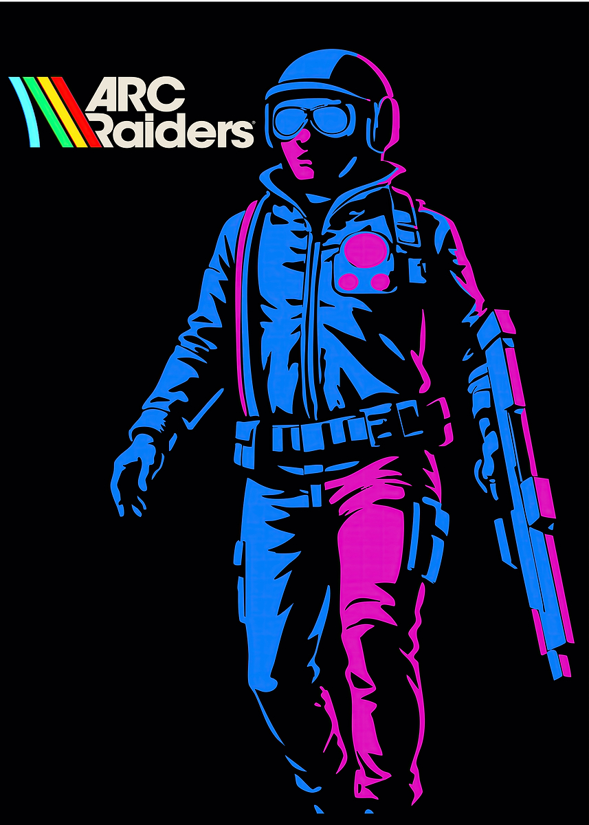 'Arc Raiders Game Character Illustration' Poster, picture, metal print ...