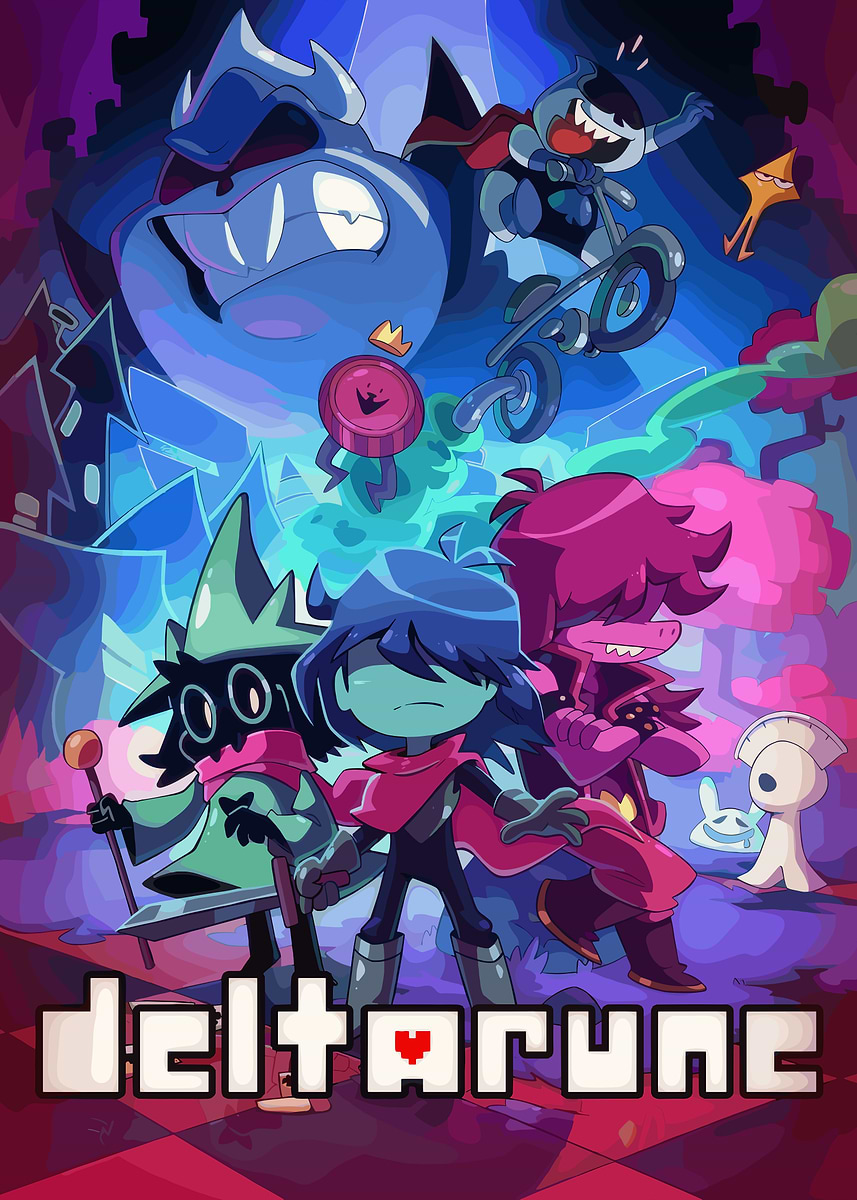 Deltarune Game Cover Art Poster Picture Metal Print Paint By Rabu deltarune-game-cover-art-poster-picture-metal-print-paint-by-rabu
