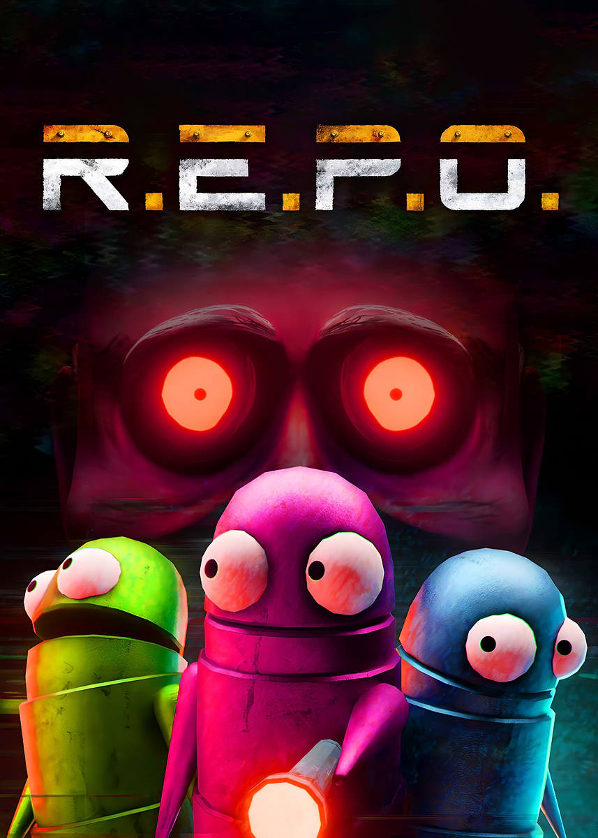 Repr Game 'R.E.P.O. Game Cover Art' Poster, picture, metal print, paint by magi ...
