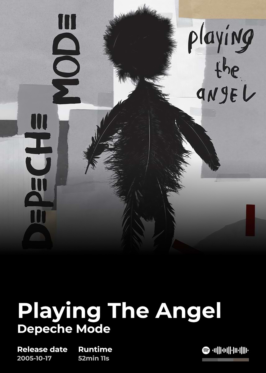Depeche Mode - Playing the Angel' Poster, picture, metal print