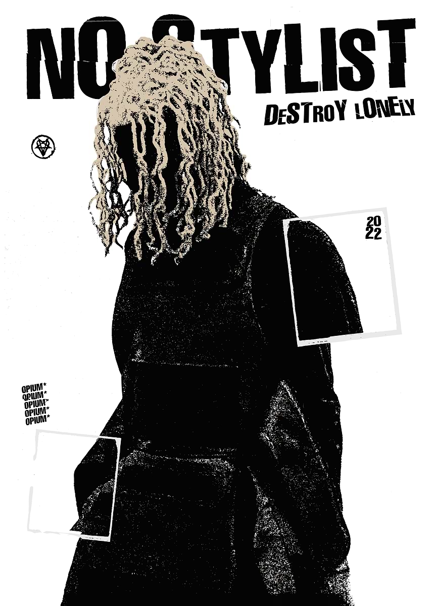 'Destroy Lonely - No Stylist' Poster, picture, metal print, paint by ...