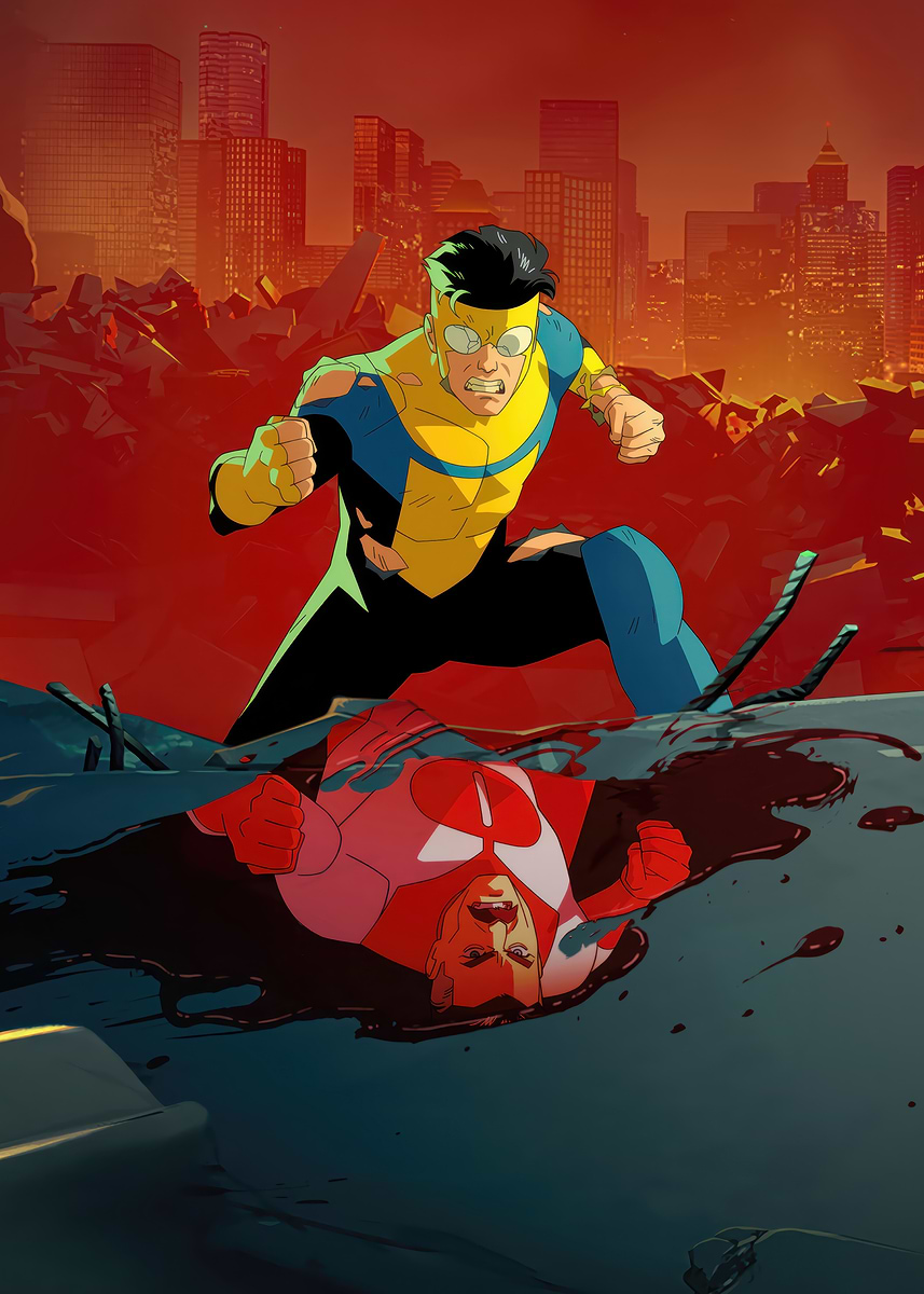 'Invincible' Poster, picture, metal print, paint by ElYUU | Displate