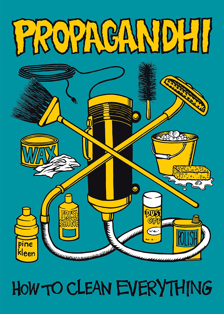 Propagandhi How to Clean Everything' Poster, picture, metal print
