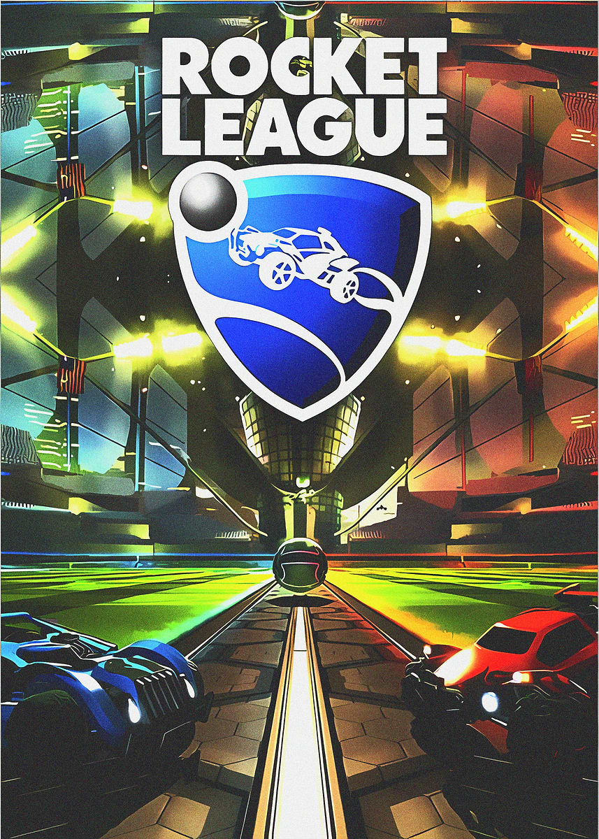 Rocket League Game Poster Poster Picture Metal Print Paint By rocket-league-game-poster-poster-picture-metal-print-paint-by