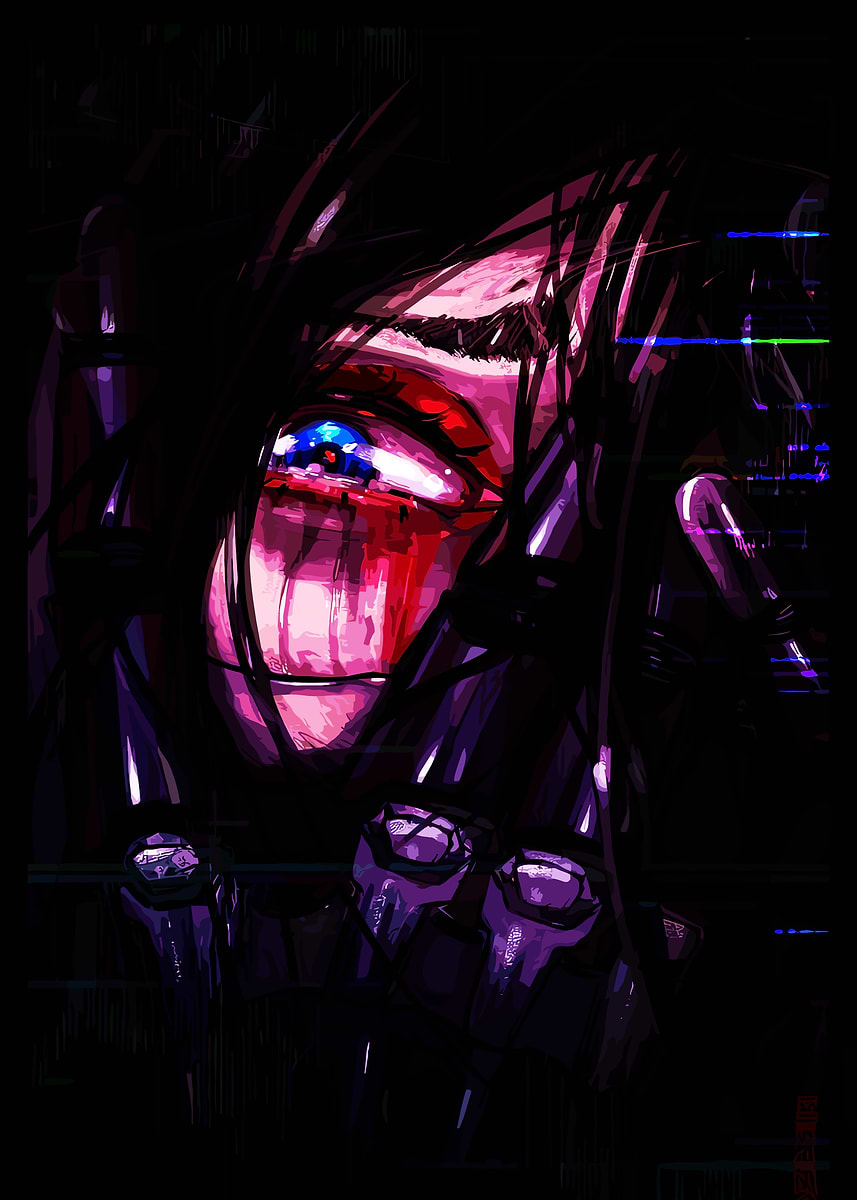 'Bleeding Eye Digital Art' Poster, picture, metal print, paint by ...