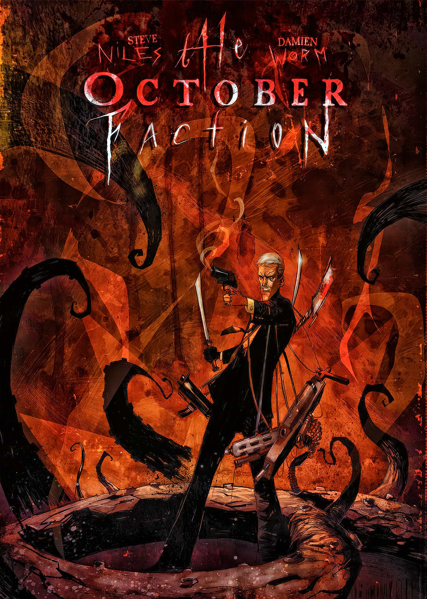 October Faction 'October Faction Comic Book Cover' Poster, picture, metal print, paint ...