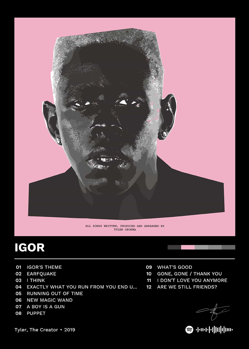 'Igor Album Cover Art' Poster, picture, metal print, paint by ...