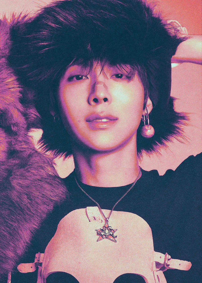 Woochan ALLDAY PROJECT' Poster, picture, metal print, paint by