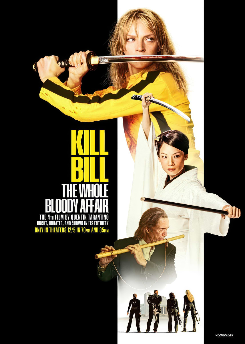 Kill Bill: The Whole Bloody Affair' Poster, picture, metal print