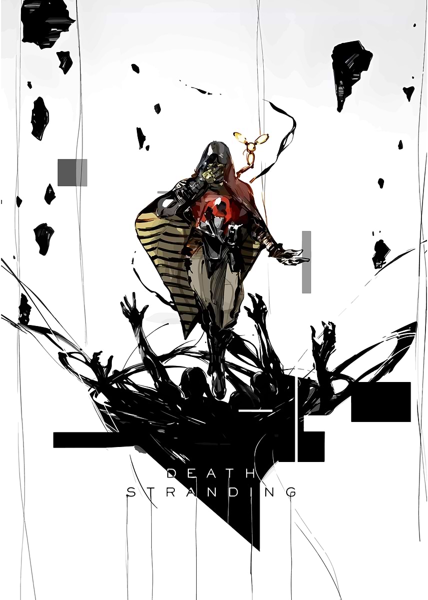 'Death Stranding Character Art' Poster, picture, metal print, paint by ...