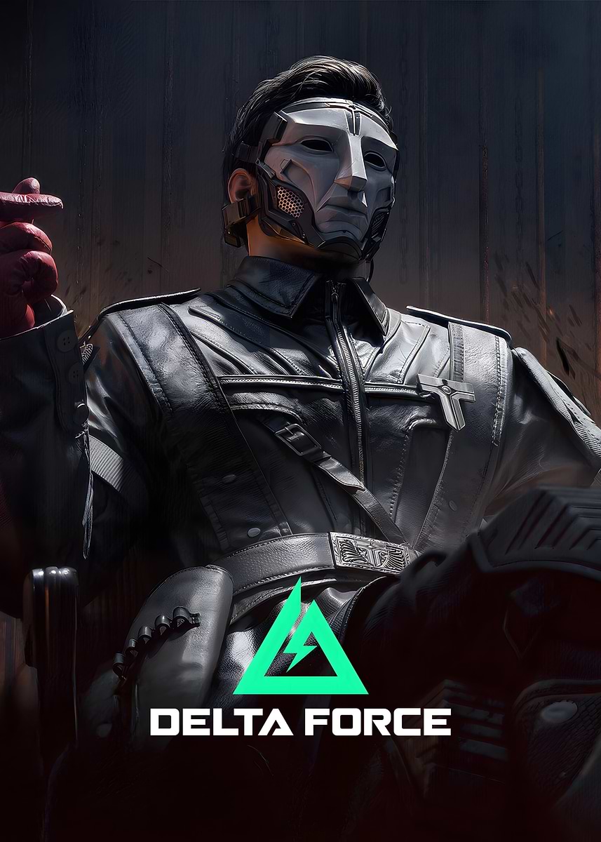 'Delta Force Masked Character Portrait' Poster, picture, metal print ...