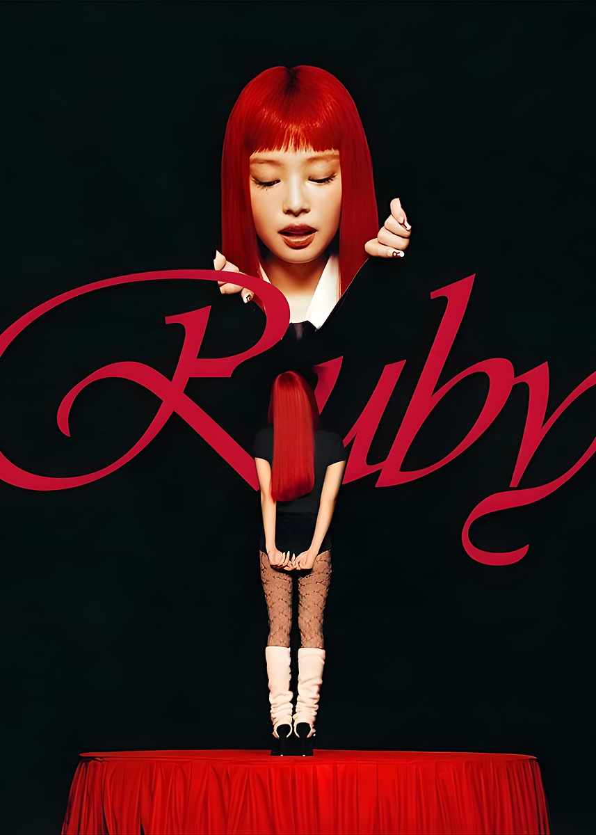 Ruby Gi 'Ruby - Ga-In' Poster, picture, metal print, paint by Kristy Haines ...