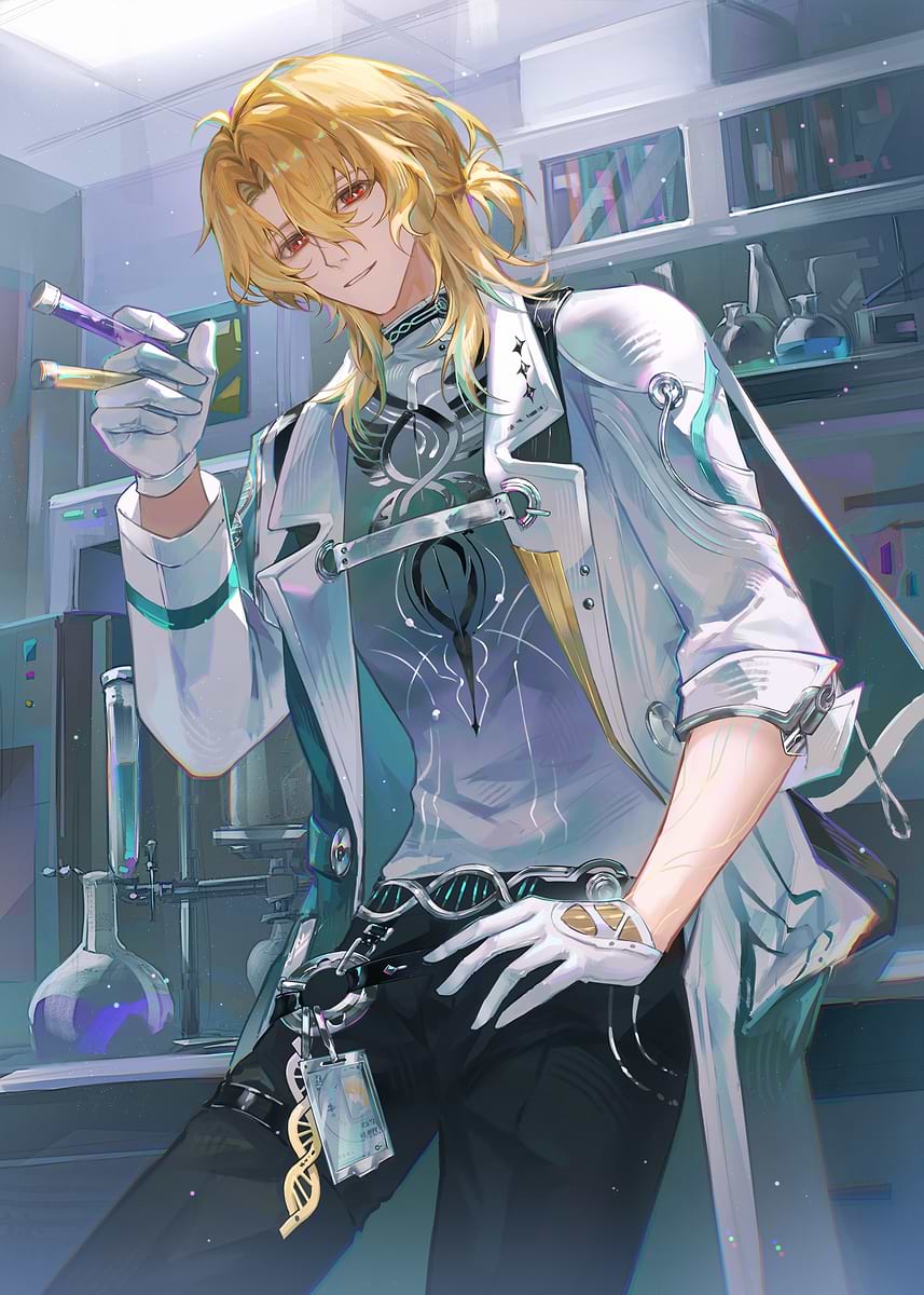kichirou　アンティーク　フィギュリン　ライト　フォン シールホルツ Luuk Herssen Wuthering Waves' Poster, picture, metal print, paint