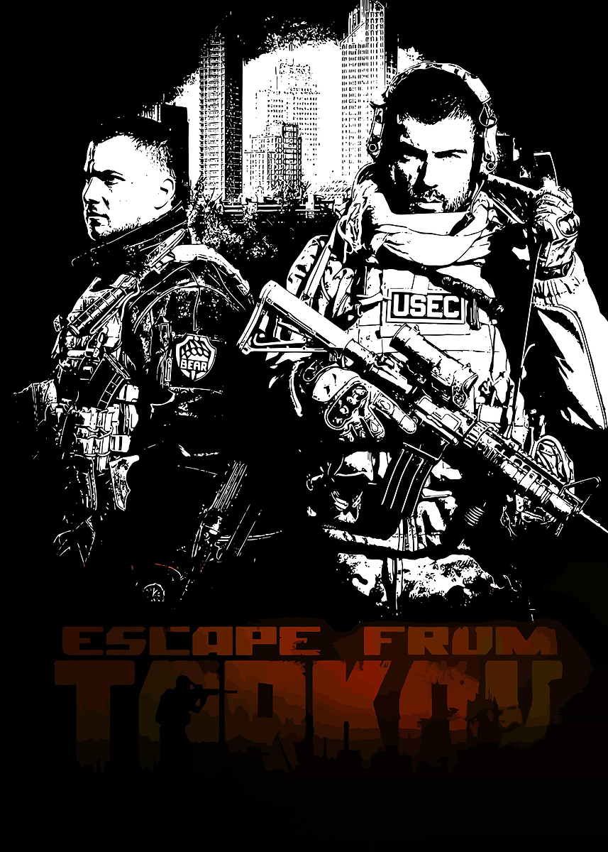Escape From Tarkov Game Poster' Poster, picture, metal print