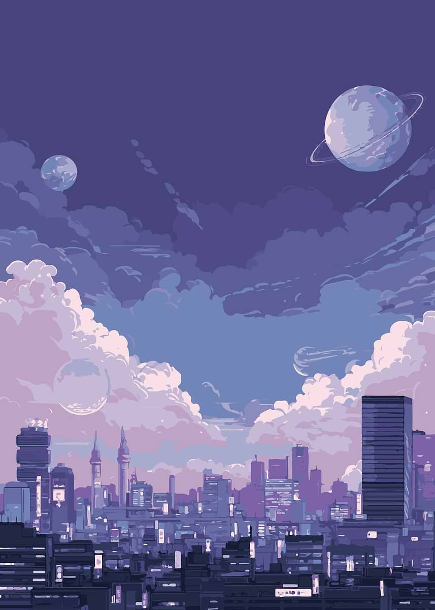 アートワーク「Cityscape」・フレーム付き・40x40cm f3c7d970-4d88-4b49-bdb0-