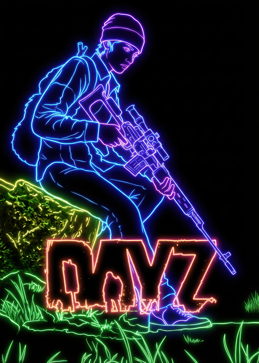 DayZ' Poster, picture, metal print, paint by Bowie Martyr | Displate