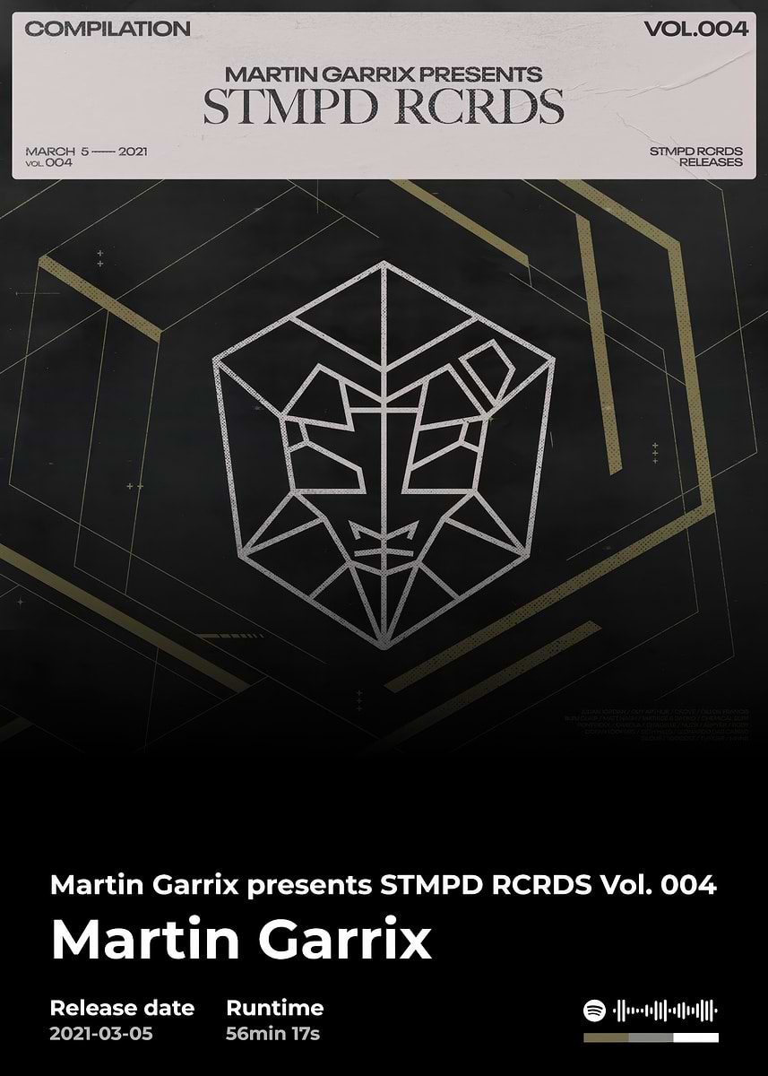 Stmpd Rcrds Background Phone 'Martin Garrix STMPD RCRDS Vol. 004' Poster, picture, metal print ...